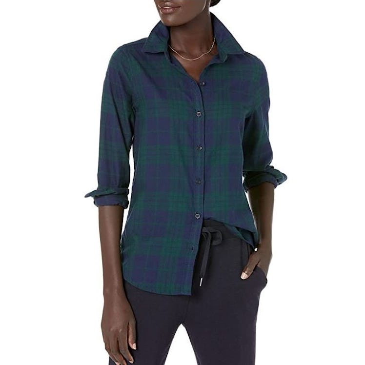 Amazon Essentials Lightweight Plaid Flannel Shirt