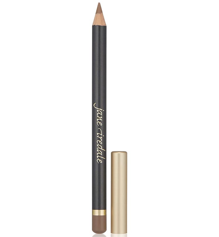 jane iredale eye pencil in taupe is the best taupe eyeliner for blue eyes