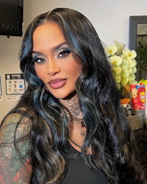 Kehlani blue highlights