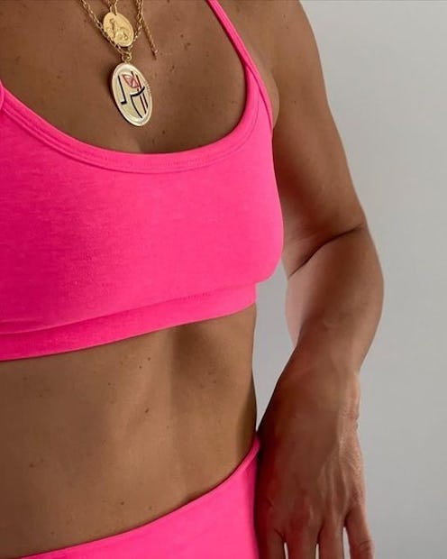 beyond yoga pink set