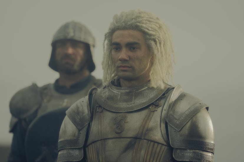 Theo Nate as Laenor Velaryon in Milly in ‘The House of the Dragon’