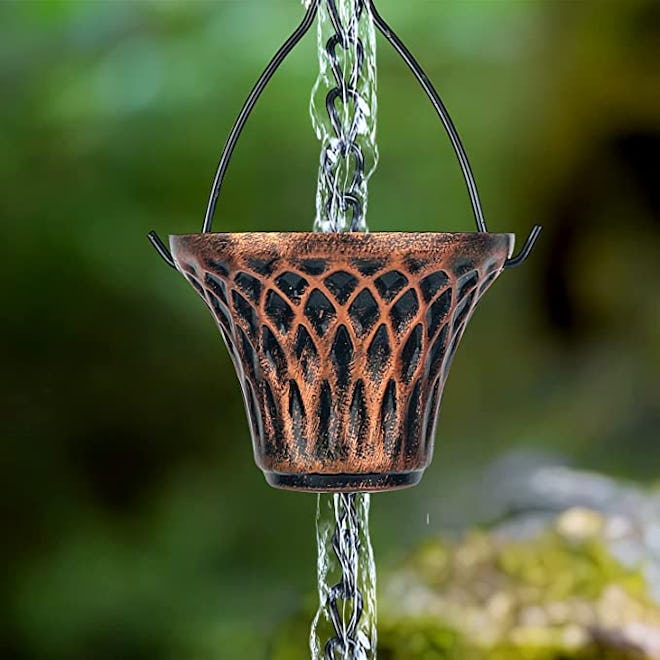 CYNOR Copper Rain Chain (6 Cups)