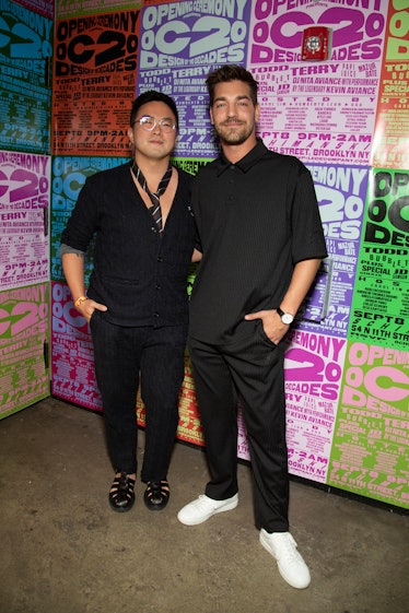  Bowen Yang and Matt Rogers attend 'Opening Ceremony 20th Anniversary: Design Of Two Decades' at Sch...