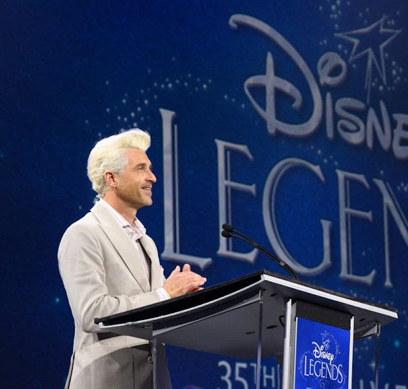 Patrick Dempsey dyed his hair white and he looks just as McDreamy as ever