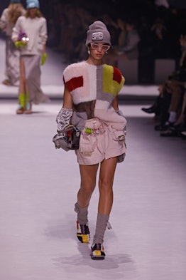 A model walks the runway at the Fendi Spring Summer 2023 during September 2022 New York Fashion Week...