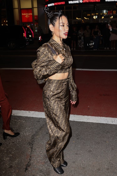 Awich attends the FENDI 25th Anniversary of the Baguette at Hammerstein Ballroom on September 09, 20...