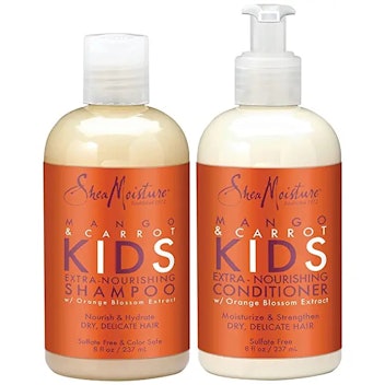 shea moisture mango and carrot shampoo and conditioner
