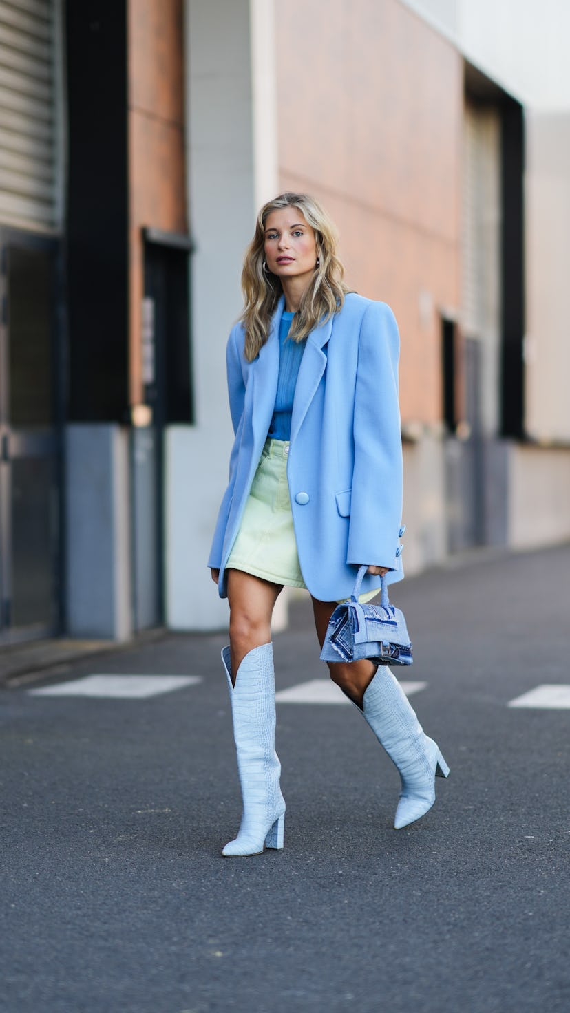 denim bag street style