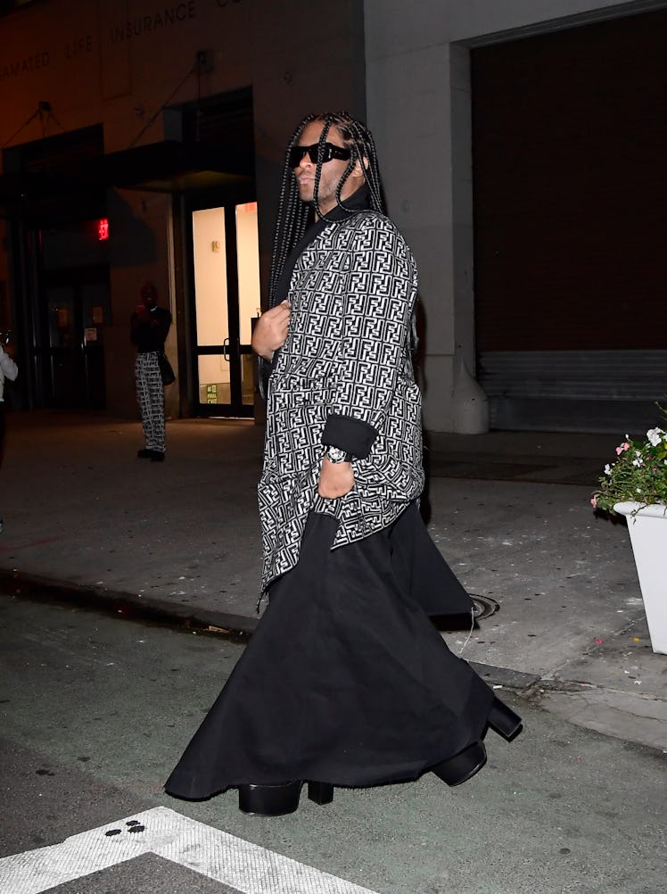 Law Roach is seen arriving at the Fendi after party on September 9, 2022 in New York City