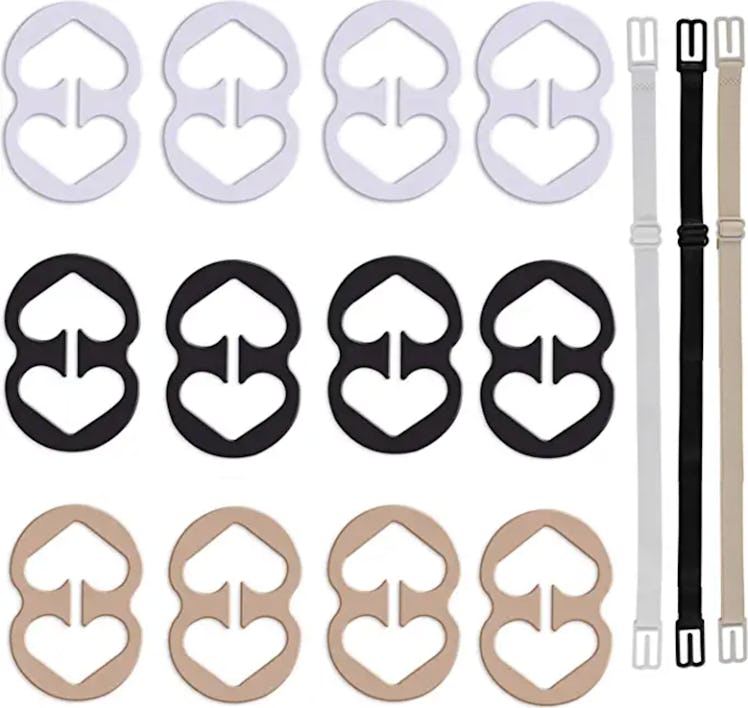 W-Plus Bra Strap Clips (12-Piece Set)