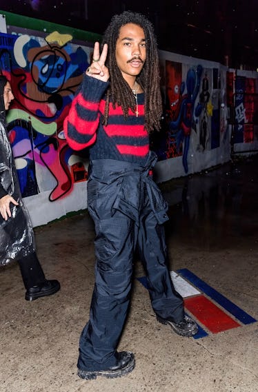 Luka Sabbat is seen arriving to Tommy Hilfiger fashion show during September 2022 New York Fashion W...