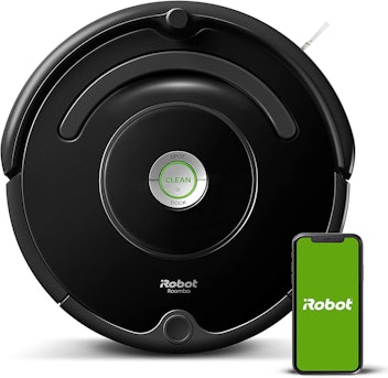 iRobot Roomba 675 Self-Charging Robot Vacuum With Wi-Fi/Alexa Suited For Pet Hair, Carpets, Hard Flo...