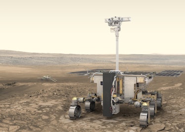 a rover seen on Mars in illustration