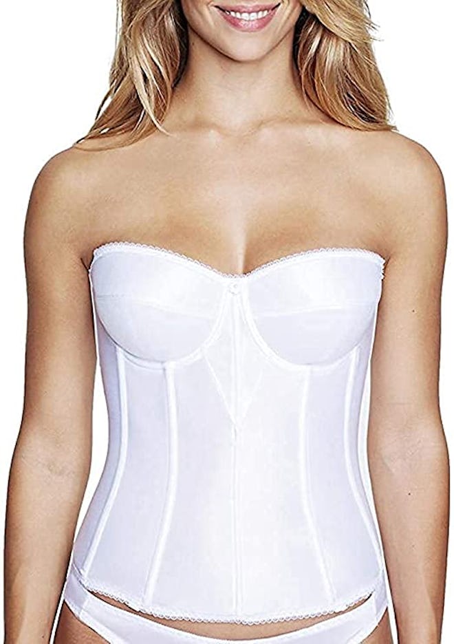 Dominique Lace Backless and Strapless Corset