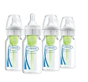 Dr. Brown’s Anti-Colic Options+ Narrow Baby Bottles (4-Pack)