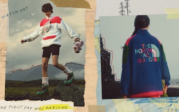 Gucci and The North Face fleece sweatshirts from third outdoor gear collaboration 
