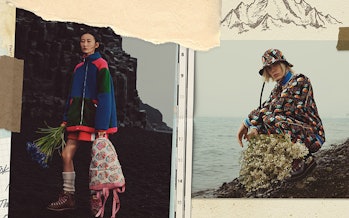 Gucci and The North Face zip jackets, hats, and shorts from third outdoor gear collaboration