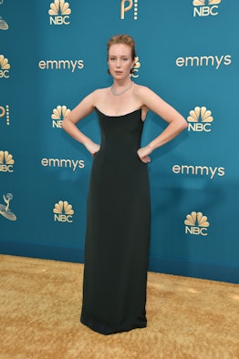 Hannah Einbinder arrives for the 74th Emmy Awards at the Microsoft Theater 