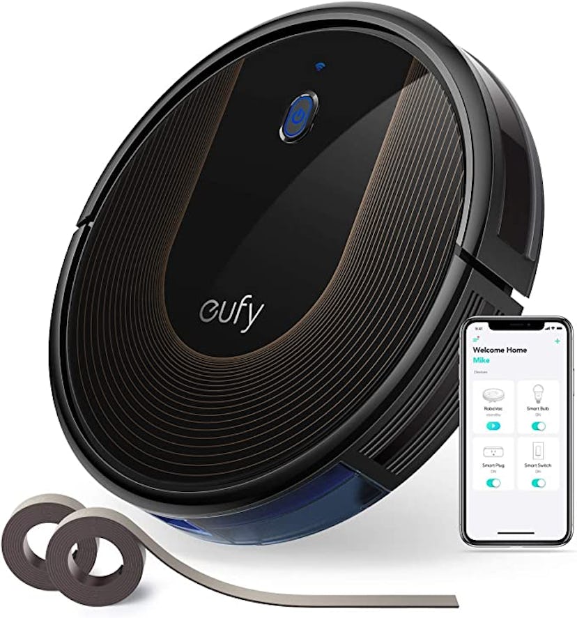 eufy by Anker, BoostIQ RoboVac 30C, Robot Vacuum Cleaner, Wi-Fi, Super-Thin, 1500Pa Suction, Boundar...