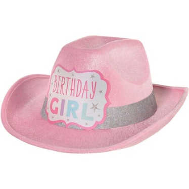 birthday girl cowboy hat