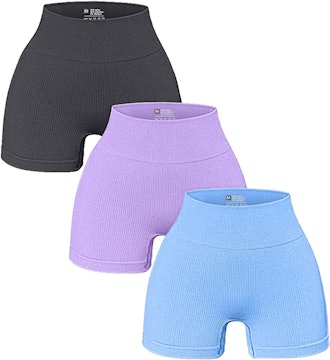 OQQ Yoga Shorts (3-Pack)