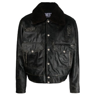 Diesel Press Stud  Fastening Jacket