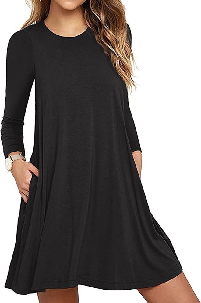 HiMONE Pocket T-Shirt Dress