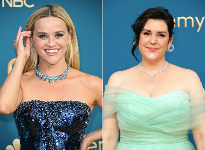 Reese Witherspoon and Melanie Lynskey both attended the 74th Primetime Emmys at Microsoft Theater on...