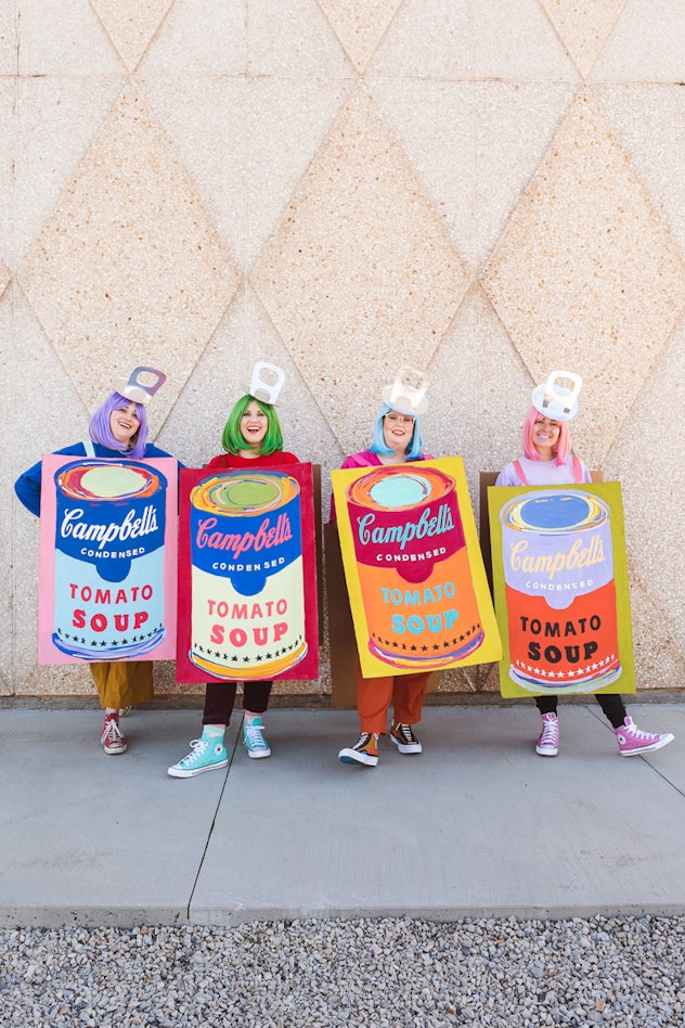 Andy Warhol soup can group costume
