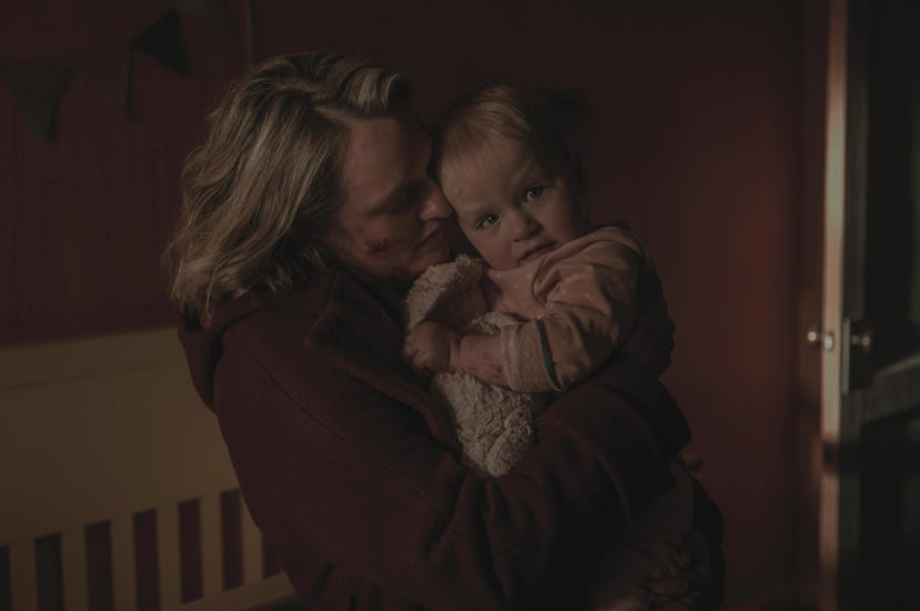 June and Nichole said goodbye in ‘The Handmaid’s Tale’ Season 4. Photo via Hulu