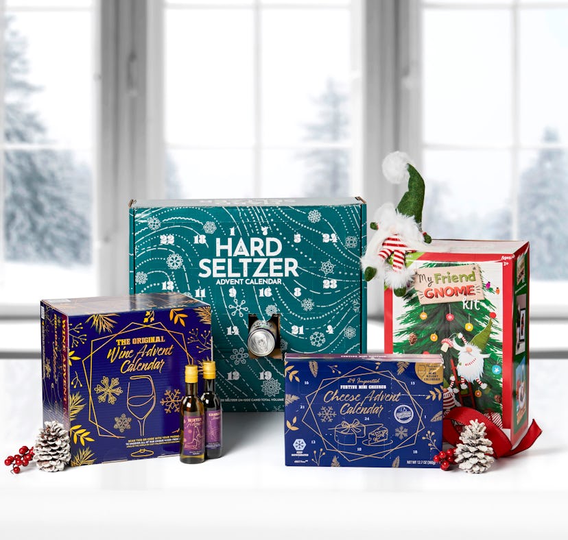 Aldi's 2022 advent calendars include wine, cheese, beer, and hot sauce.