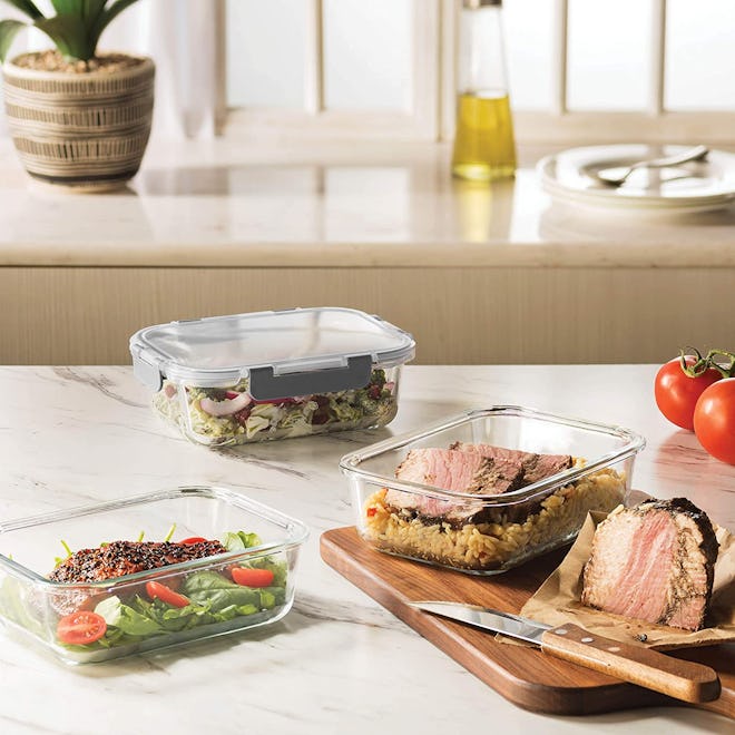 Superior Glass Meal Prep Containers (3-Pack)