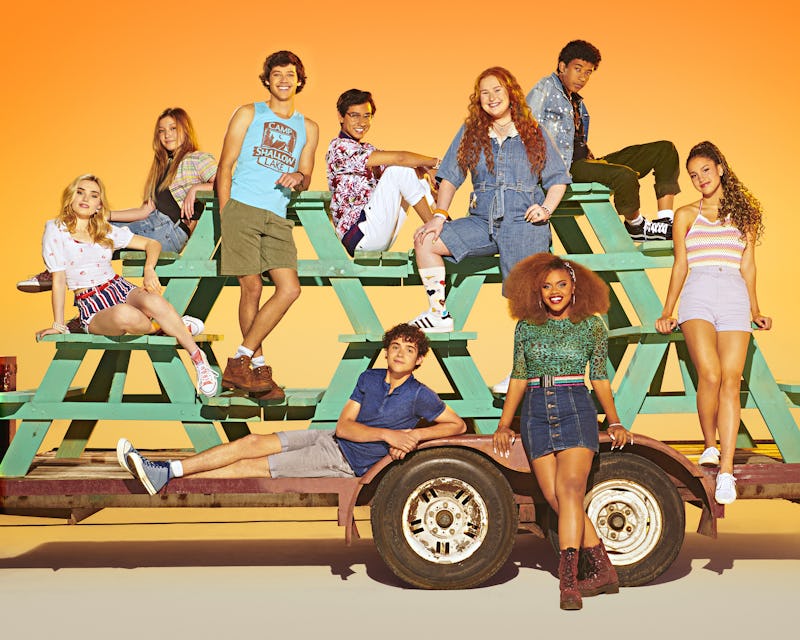 Disney's 'High School Musical: The Musical: The Series' stars Joshua Bassett as Ricky, Sofia Wylie a...