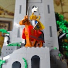 Close up of Lego's new Lion Knight's castle build.