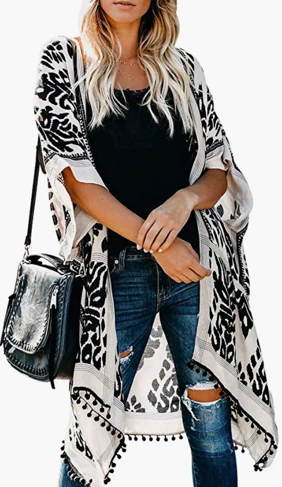 Dokotoo Printed Cardigan