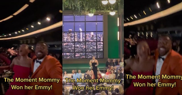 Sheryl Lee Ralph won her first Emmy, and her children captured the moment they erupted in cheer as h...