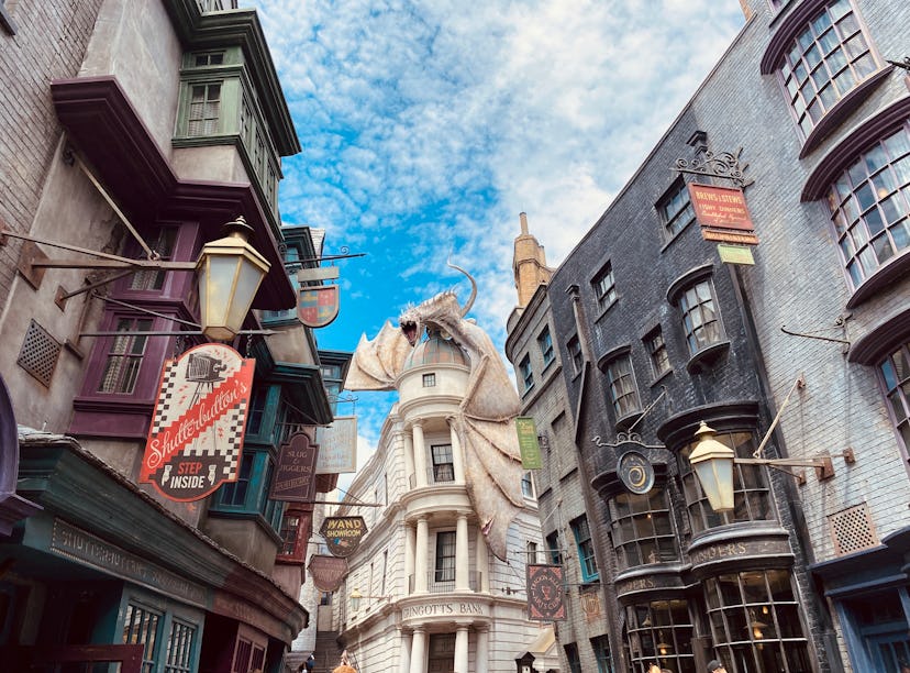 There are hidden details in both Diagon Alley and Hogsmeade at Universal Studios. 