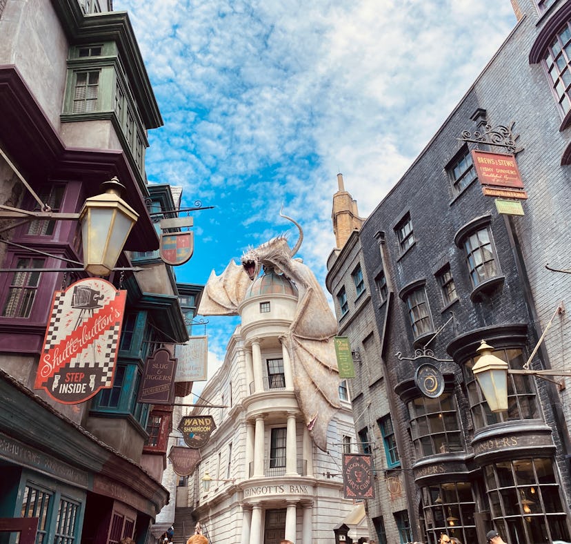 There are hidden details in both Diagon Alley and Hogsmeade at Universal Studios.