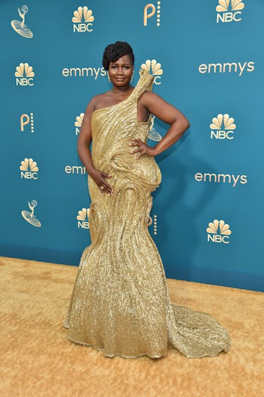 The Very Best Dressed Stars on the Red Carpet 12 Actress Sarah Niles arrives for the 74th Emmy Awards at the Microsoft Theater in Los Angeles, California...