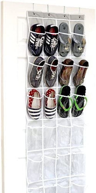 Simple Houseware Over the Door Hanging Shoe Organizer