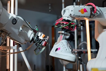 Nike's Bot Initiated Longevity Lab sneaker cleaning robot