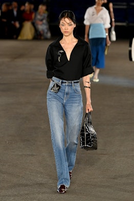 A model walks the runway during Tory Burch Spring/Summer 2023 New York Fashion Week 