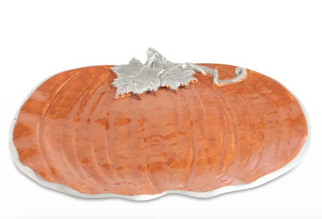 Pumpkin 17" Platter