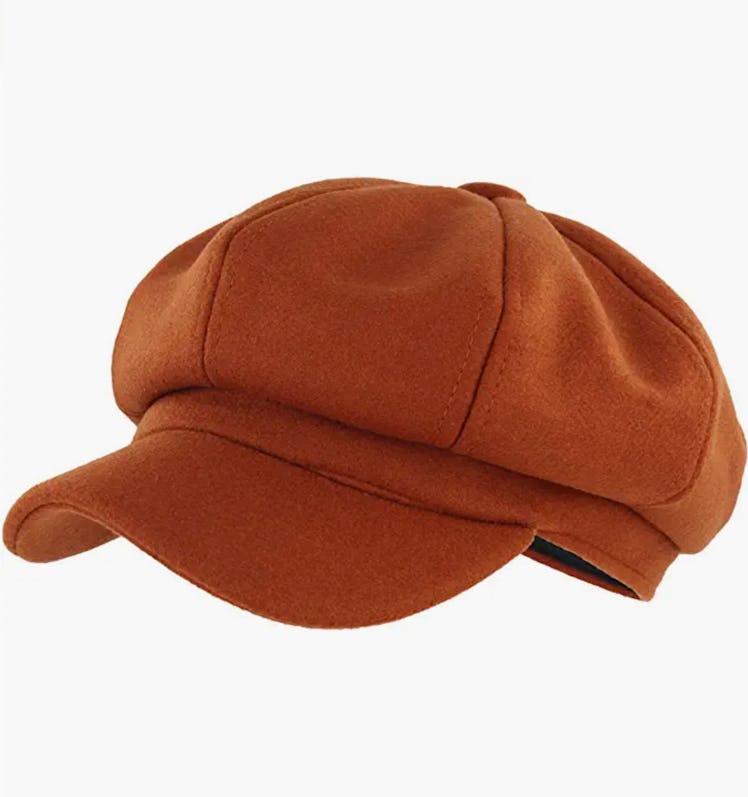 Gisdanchz Women Linen Newsboy Cap Cabbie Hat 8