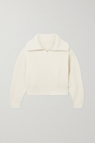 Ribbed Wool And Cashmere-Blend Sweater
