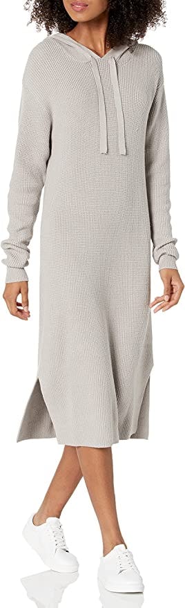 The Drop Claudia Cuddle Hoodie Midi Dress