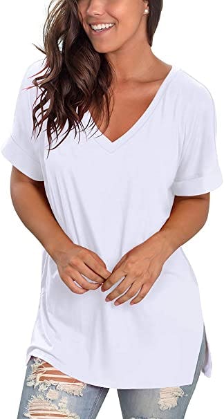 SAMPEEL Side Split T-Shirt