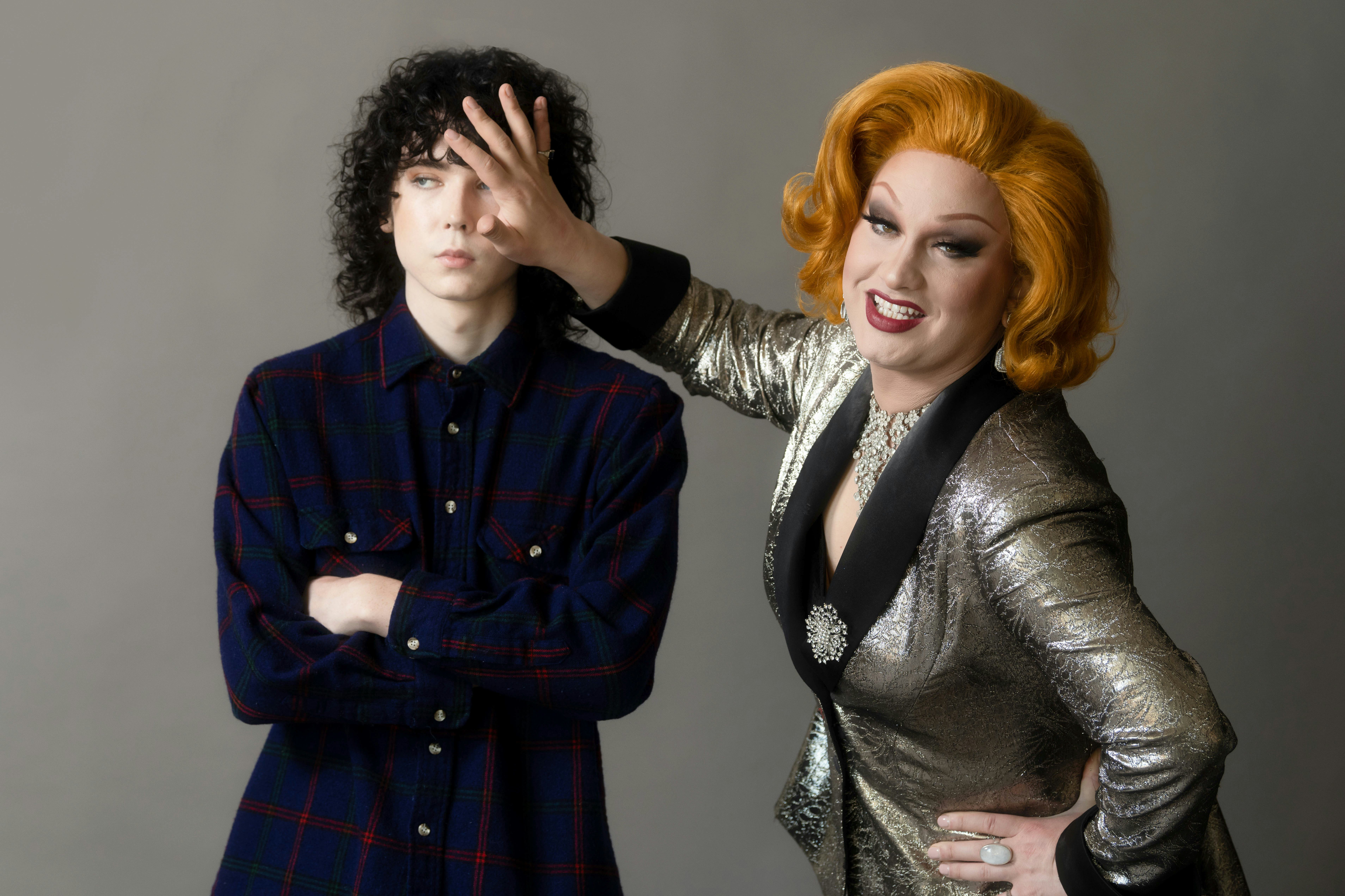 Jinkx Monsoon  and Liam Krug of &lsquo;Sketchy Queens.'