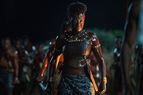 Viola Davis plays the female Agojie warrior in 'The Woman King' 