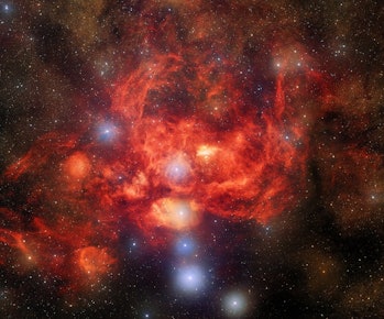 ¡Mirar!  La alucinante Nebulosa Langosta gigante brilla en una nueva forma
